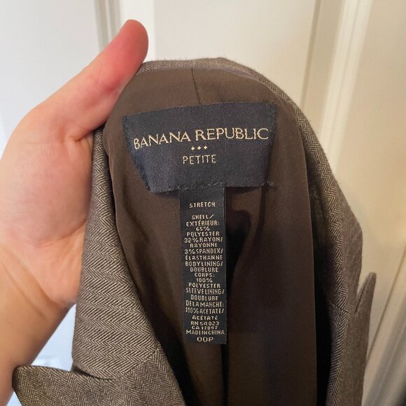 Grey Banana Republic Petite Blazer - Picture 2 of 2